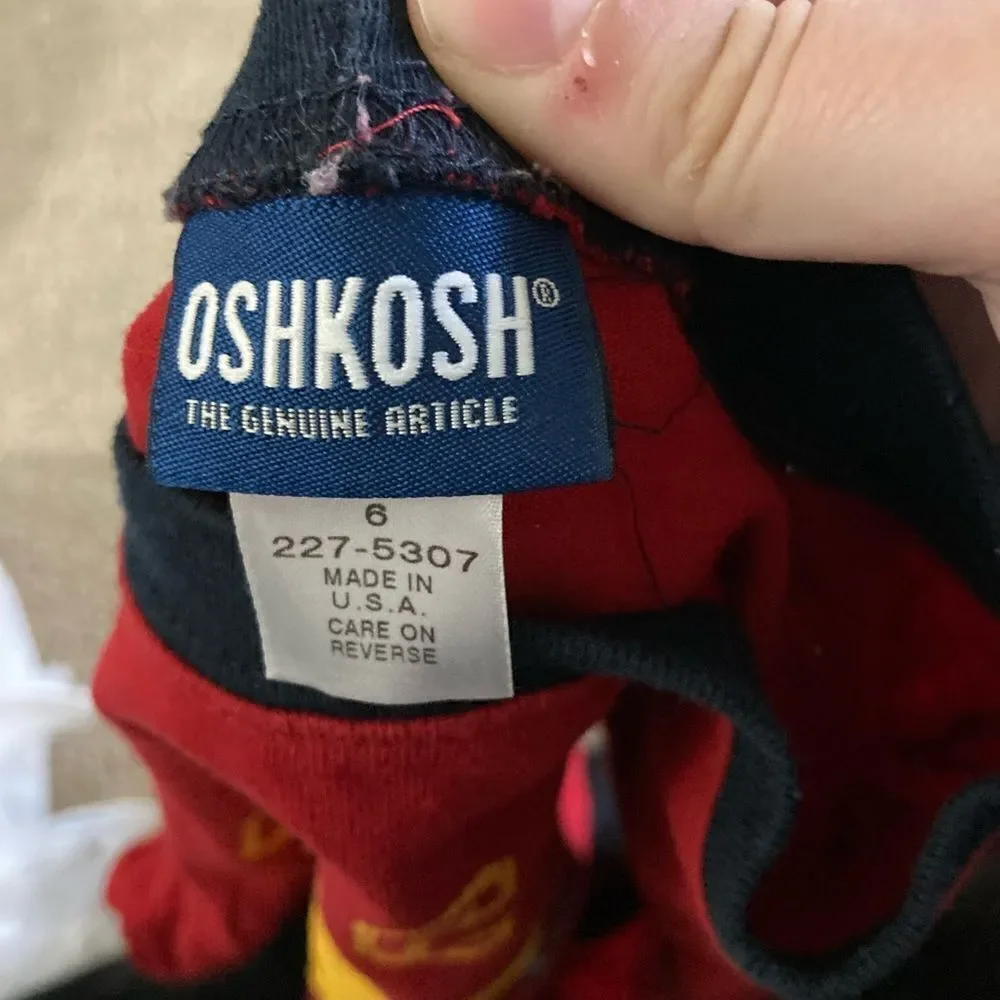 Boys Vintage OshKosh Bobcats Long Sleeve Tshirt